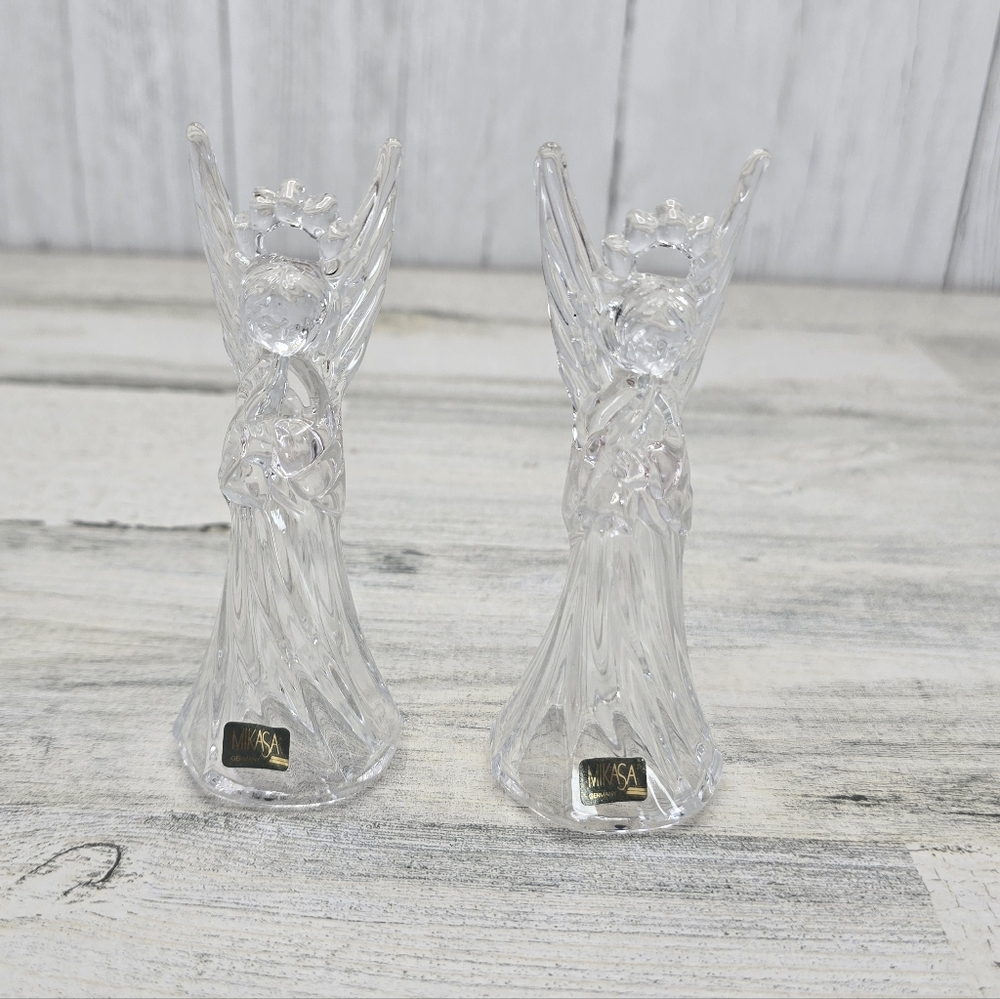 Mikasa Germany Made Crystal Angel Figurines